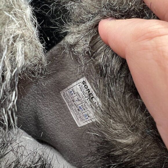 Sorel Women's Tofino II Winter Snow Boot 8.5 Black Waterproof Snow Calf Faux Fur - Picture 14 of 15